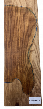 Body Swamp Ash, grainmatched, Caramel, 47mm, Unique Piece #135